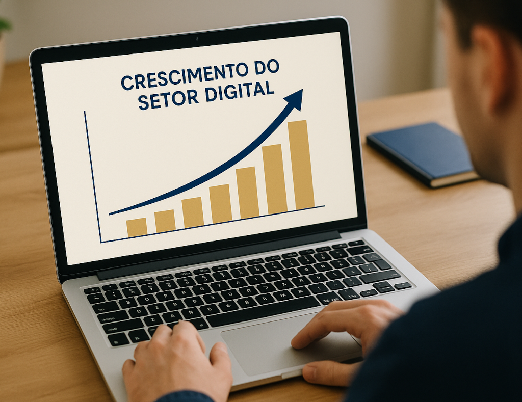 Crescimento do setor Digital